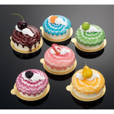 ΤΟΥΡΤΑ ΑΠΟ ΑΦΡΩΔΕΣ ΥΛΙΚΟ ΜΕ ΜΑΓΝΗΤΗ 6 ΣΧΕΔΙΩΝ 8Χ5.5cm