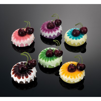 ΝΤΟΝΑΤ ΑΠΟ ΑΦΡΩΔΕΣ ΥΛΙΚΟ ΜΕ ΜΑΓΝΗΤΗ 6 ΧΡΩΜΑΤΩΝ Φ7Χ5cm