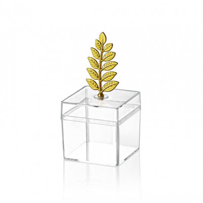 ΜΠΟΜΠΟΝΙΕΡΑ ΚΟΥΤΑΚΙ ΤΕΤΡΑΓΩΝΟ PVC ΜΕ ΚΛΑΔΙ ΕΛΙΑΣ 5X5X10.5CM