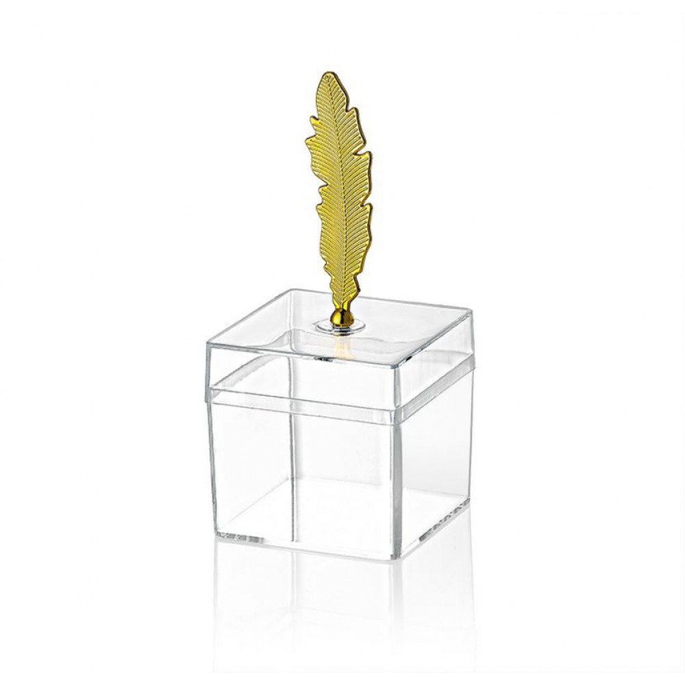 ΜΠΟΜΠΟΝΙΕΡΑ ΚΟΥΤΑΚΙ ΤΕΤΡΑΓΩΝΟ PVC ΜΕ ΦΤΕΡΟ 5X5X5CM 