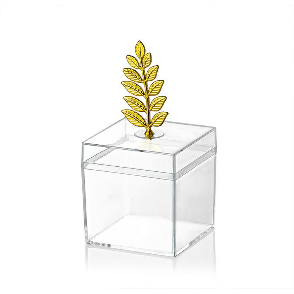 ΜΠΟΜΠΟΝΙΕΡΑ ΚΟΥΤΑΚΙ ΤΕΤΡΑΓΩΝΟ PVC ΜΕ ΚΛΑΔΙ ΕΛΙΑΣ 6X6X6CM 