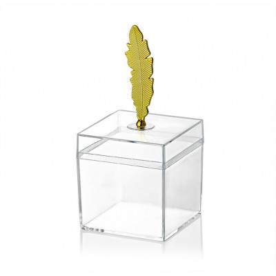 ΜΠΟΜΠΟΝΙΕΡΑ ΚΟΥΤΑΚΙ ΤΕΤΡΑΓΩΝΟ PVC ΜΕ ΦΤΕΡΟ 6X6X11.5CM