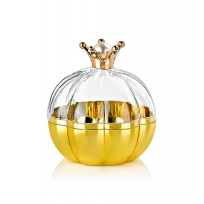 ΜΠΟΜΠΟΝΙΕΡΑ ΜΠΙΖΟΥΤΙΕΡΑ PVC ΡΟΔΙ ΧΡΥΣΟ ΜΕ ΠΕΡΛΑ ΣΤΗΝ ΚΟΡΩΝΑ Φ6.5X7CM