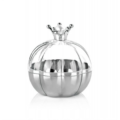 ΜΠΟΜΠΟΝΙΕΡΑ ΜΠΙΖΟΥΤΙΕΡΑ PVC ΡΟΔΙ ΑΣΗΜΙ ΜΕ ΠΕΡΛΑ ΣΤΗΝ ΚΟΡΩΝΑ Φ6.5X7CM