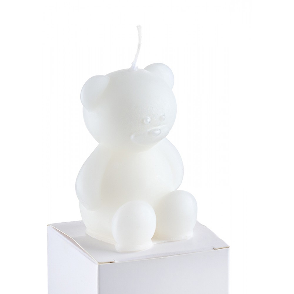 ΚΕΡΙ ΑΡΚΟΥΔΑΚΙ ΛΕΥΚΟ 5x5x7cm ΚΟΥΤΑΚΙ 6x6x8cm 