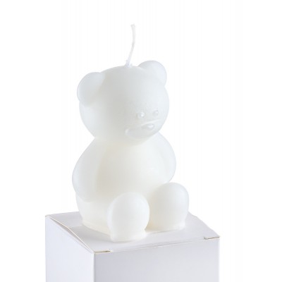 ΚΕΡΙ ΑΡΚΟΥΔΑΚΙ ΛΕΥΚΟ 5x5x7cm ΚΟΥΤΑΚΙ 6x6x8cm