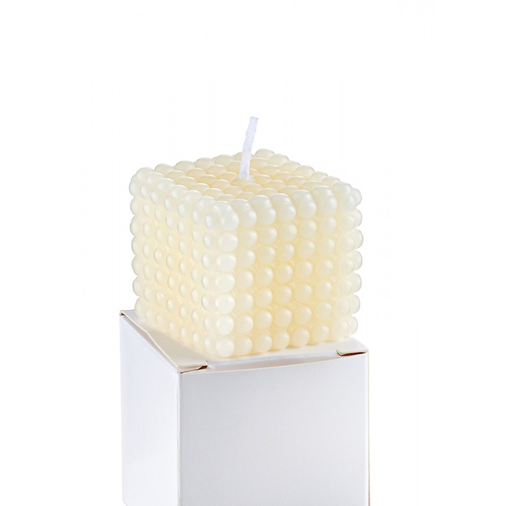 ΚΕΡΙ ΤΕΤΡΑΓΩΝΟ ΛΕΥΚΟ 4.5x4.5x4cm ΚΟΥΤΑΚΙ 5x5x5cm 