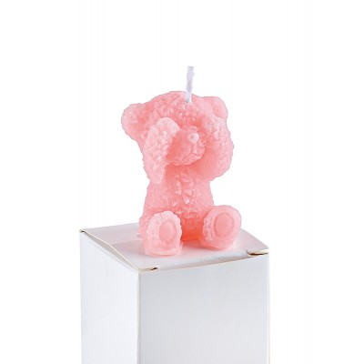 ΚΕΡΙ ΑΡΚΟΥΔΑΚΙ ΡΟΖ 4x4x5cm ΚΟΥΤΑΚΙ 4x4x6cm