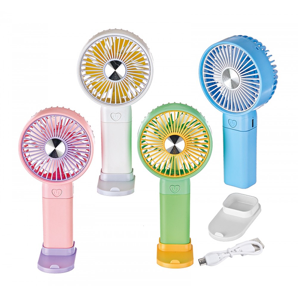 ΑΝΕΜΙΣΤΗΡΑΚΙ ΧΕΙΡΟΣ ΕΠΑΝΑΦΟΡΤΙΖΟΜΕΝΟ ΜΕ USB ΚΑΙ ΒΑΣΗ 4 ΣΧΕΔΙΩΝ Φ8x16.5cm 