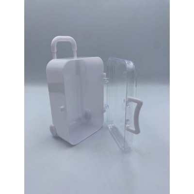 ΜΠΟΜΠΟΝΙΕΡΑ PVC ΜΠΙΖΟΥΤΙΕΡΑ ΒΑΛΙΤΣΑ ΛΕΥΚΗ 7.5Χ5Χ3.5cm