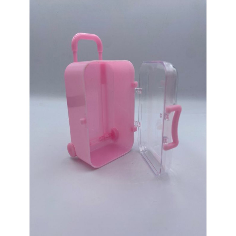 ΜΠΟΜΠΟΝΙΕΡΑ PVC ΜΠΙΖΟΥΤΙΕΡΑ ΒΑΛΙΤΣΑ ΡΟΖ 7.5Χ5Χ3.5cm 