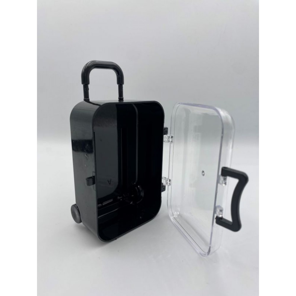 ΜΠΟΜΠΟΝΙΕΡΑ PVC ΜΠΙΖΟΥΤΙΕΡΑ ΒΑΛΙΤΣΑ ΜΑΥΡΗ 7.5Χ5Χ3.5cm 