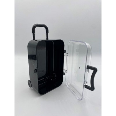 ΜΠΟΜΠΟΝΙΕΡΑ PVC ΜΠΙΖΟΥΤΙΕΡΑ ΒΑΛΙΤΣΑ ΜΑΥΡΗ 7.5Χ5Χ3.5cm