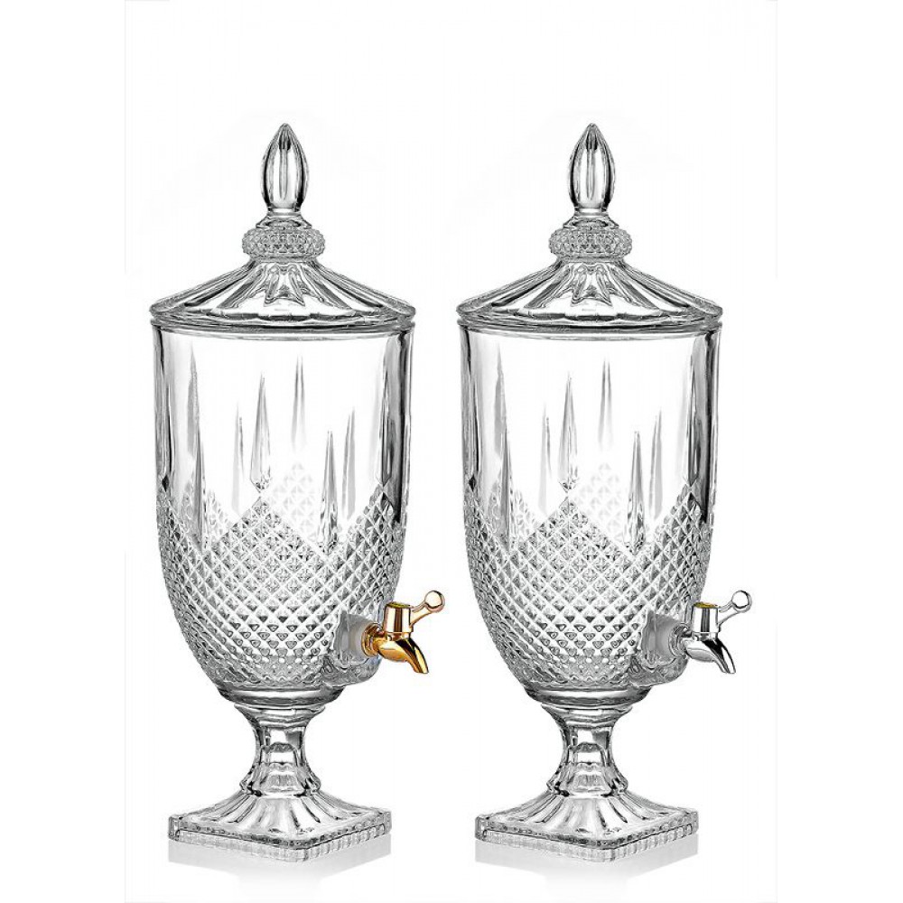 ΓΥΑΛΑ ΚΡΥΣΤΑΛΛΙΝΗ ΜΕ ΒΡΥΣΑΚΙ 5 ΛΙΤΡΩΝ CLEAR COLOR Φ19X52CM 