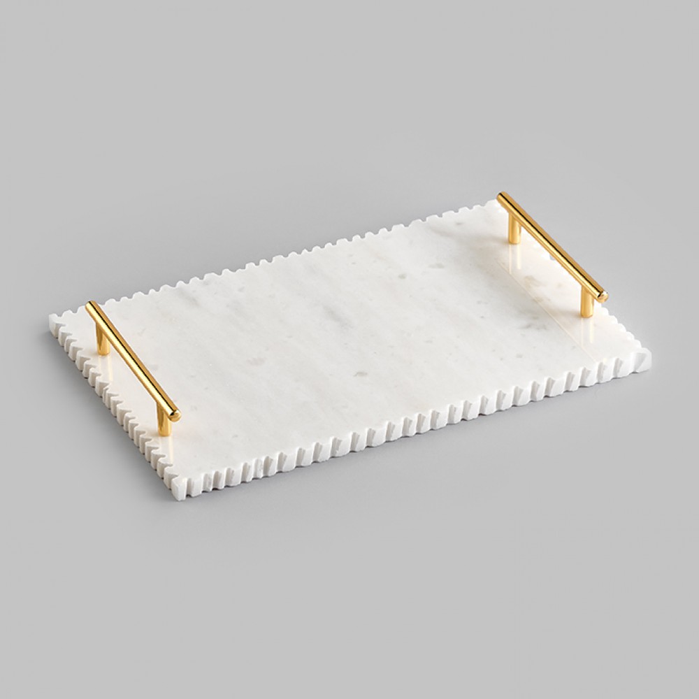 ΔΙΣΚΟΣ ΜΑΡΜΑΡΙΝΟΣ ΠΑΡΑΛΛΗΛΟΓΡΑΜΜΟΣ ΜΕ ΧΡΥΣΑ ΧΕΡΟΥΛΙΑ 20X30cm 