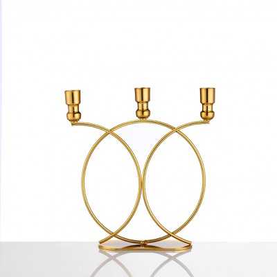 ΚΗΡΟΠΗΓΙΟ ΜΕΤΑΛΛΙΚΟ ΧΡΥΣΟ ΤΡΙΚΕΡΟ CIRCLES 22X25Y