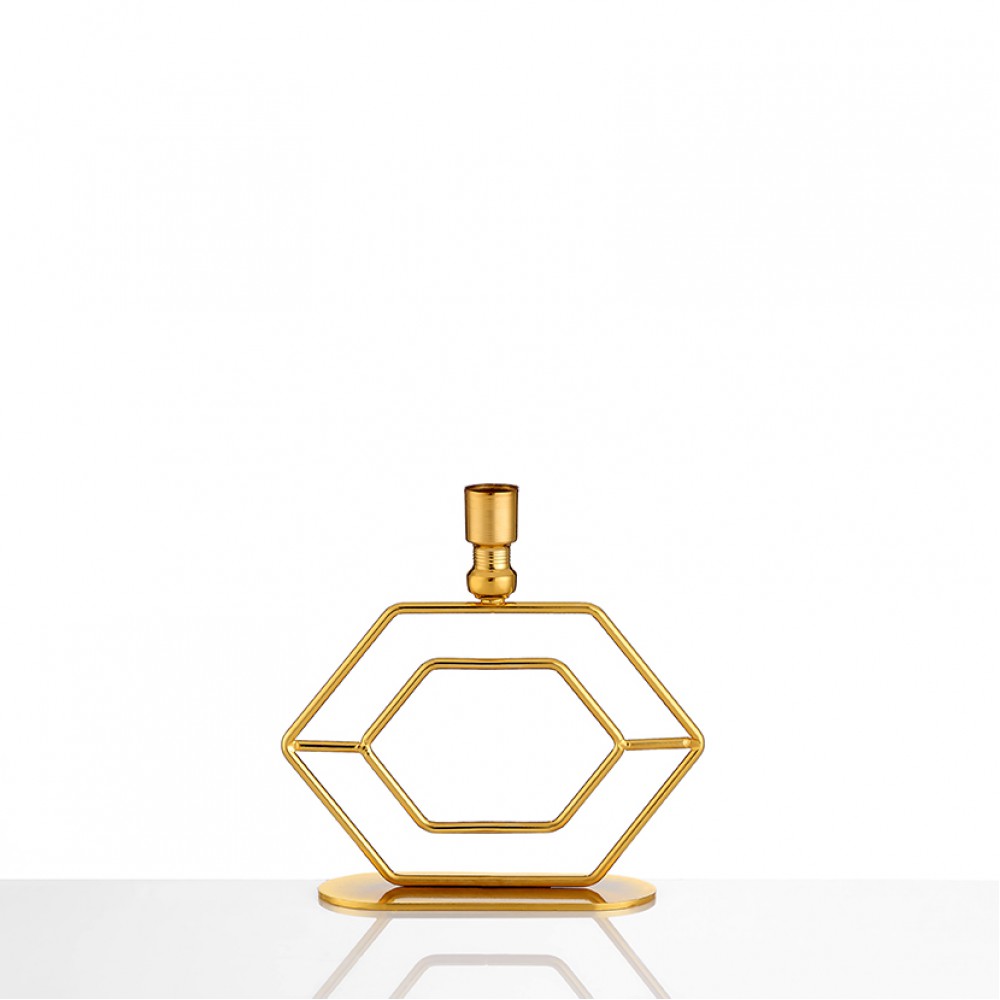 ΚΗΡΟΠΗΓΙΟ ΜΕΤΑΛΛΙΚΟ ΧΡΥΣΟ ΠΟΛΥΓΩΝΟ 18Χ17.5Υ 