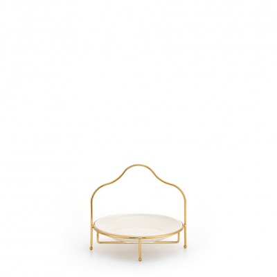 ΟΡΝΤΕΒΙΕΡΑ ΠΟΡΣΕΛΑΝΙΝΗ ΜΕ ΜΕΤΑΛΛΙΚΗ ΧΡΥΣΗ ΒΑΣΗ Φ22.5Χ21.5Υ