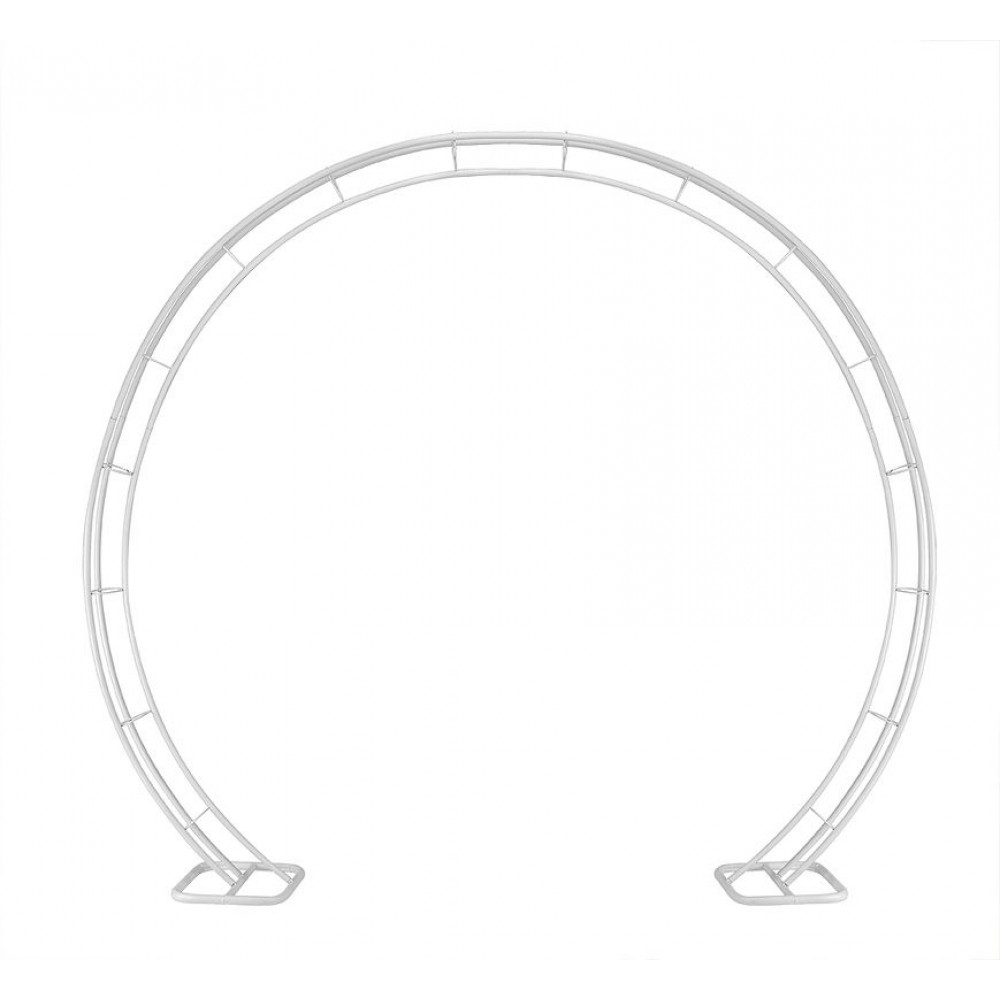 ΜΕΤΑΛΛΙΚΗ ΔΙΑΚΟΣΜΗΤΙΚΗ ΑΨΙΔΑ ΛΕΥΚΗ 3ΒΕΡΓΗ 230X220CM (6 ΤΜΧ) ΛΟΞΗ ΒΑΣΗ 