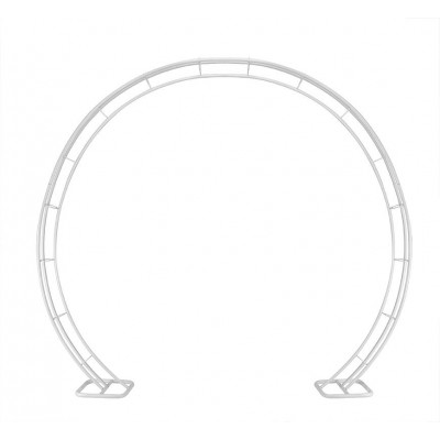 ΜΕΤΑΛΛΙΚΗ ΔΙΑΚΟΣΜΗΤΙΚΗ ΑΨΙΔΑ ΛΕΥΚΗ 3ΒΕΡΓΗ 230X220CM (6 ΤΜΧ) ΛΟΞΗ ΒΑΣΗ