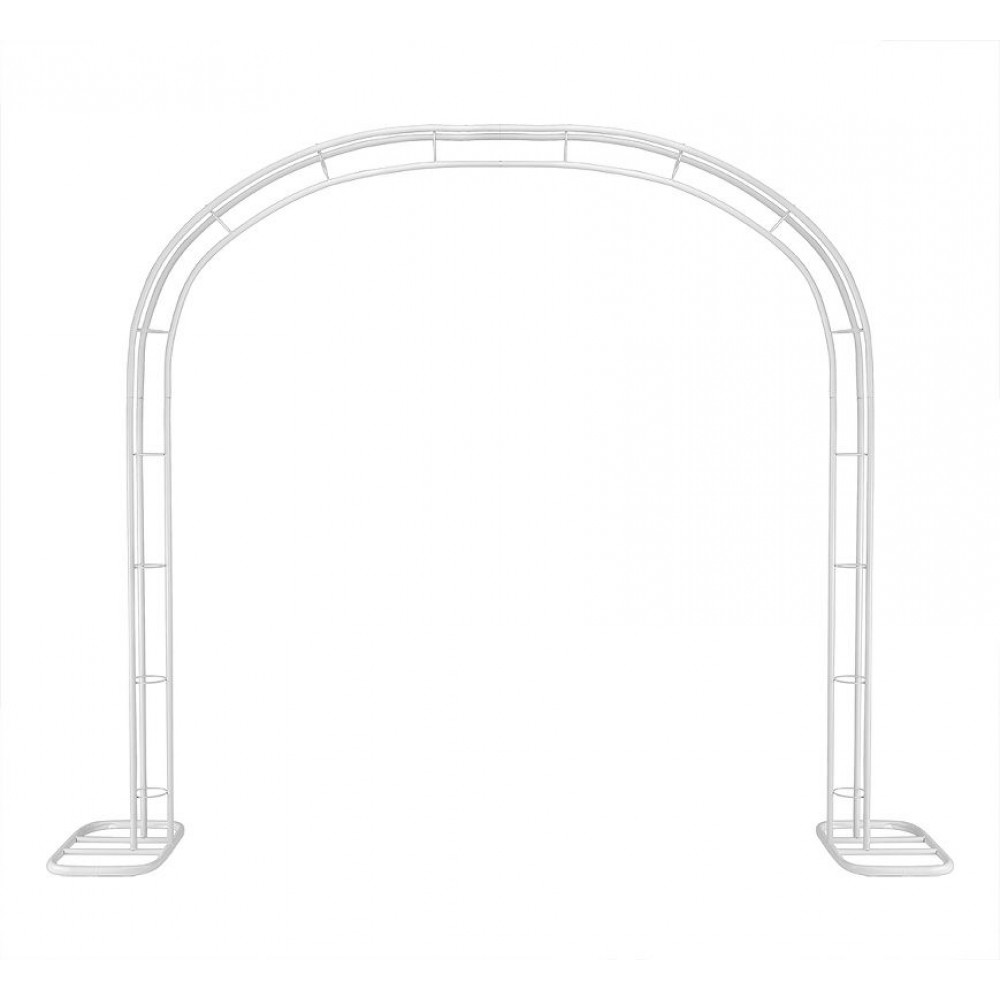 ΜΕΤΑΛΛΙΚΗ ΔΙΑΚΟΣΜΗΤΙΚΗ ΑΨΙΔΑ ΛΕΥΚΗ 3ΒΕΡΓΗ 230X220CM (6 ΤΜΧ) ΟΡΘΙΑ ΒΑΣΗ 