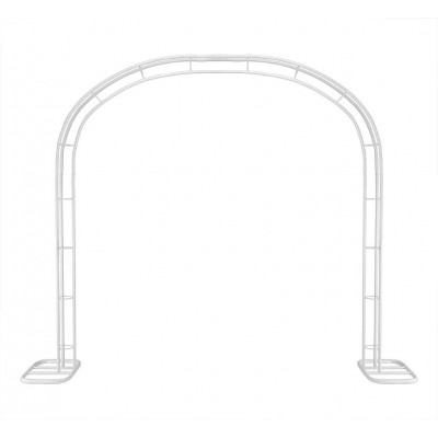 ΜΕΤΑΛΛΙΚΗ ΔΙΑΚΟΣΜΗΤΙΚΗ ΑΨΙΔΑ ΛΕΥΚΗ 3ΒΕΡΓΗ 230X220CM (6 ΤΜΧ) ΟΡΘΙΑ ΒΑΣΗ