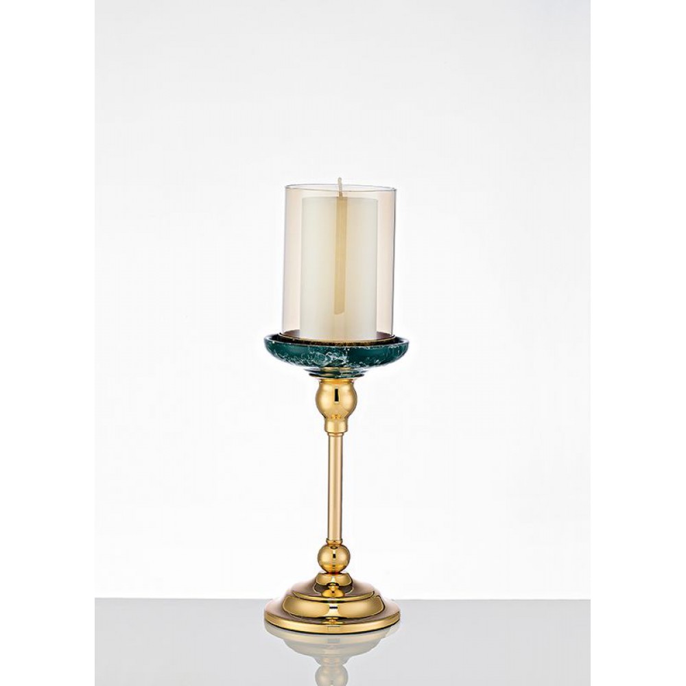 ΜΕΤΑΛΛΙΚΟ ΧΡΥΣΟ ΚΗΡΟΠΗΓΙΟ ΜΕ ΕΦΕ ΜΑΡΜΑΡΟΥ Φ13Χ38CM 