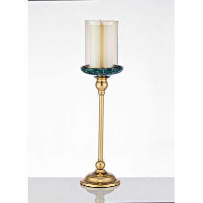 ΜΕΤΑΛΛΙΚΟ ΧΡΥΣΟ ΚΗΡΟΠΗΓΙΟ ΜΕ ΕΦΕ ΜΑΡΜΑΡΟΥ Φ13Χ49CM