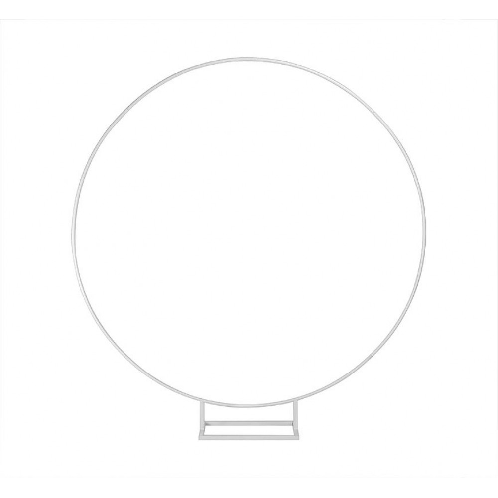 ΜΕΤΑΛΛΙΚΟ ΔΙΑΚΟΣΜΗΤΙΚΟ ΣΤΕΦΑΝΙ ΛΕΥΚΟ 1ΒΕΡΓΑ 180X190CM (5 TMX) 