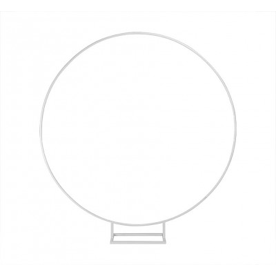 ΜΕΤΑΛΛΙΚΟ ΔΙΑΚΟΣΜΗΤΙΚΟ ΣΤΕΦΑΝΙ ΛΕΥΚΟ 1ΒΕΡΓΑ 180X190CM (5 TMX)