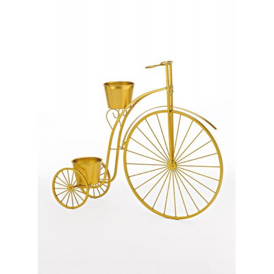 ΜΕΤΑΛΛΙΚΟ ΔΙΑΚΟΣΜΗΤΙΚΟ ΧΡΥΣΟ ΠΟΔΗΛΑΤΟ 2 ΘΕΣΕΩΝ 80X66 Φ13