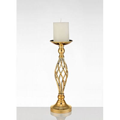 ΚΗΡΟΠΗΓΙΟ ΜΕΤΑΛΛΙΚΟ ΣΕ ΧΡΥΣΟ ΧΡΩΜΑ Φ15X48CM