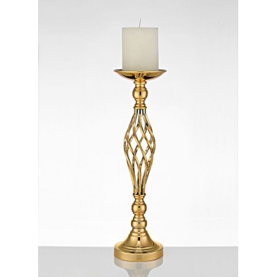 ΚΗΡΟΠΗΓΙΟ ΜΕΤΑΛΛΙΚΟ ΣΕ ΧΡΥΣΟ ΧΡΩΜΑ Φ15X52CM