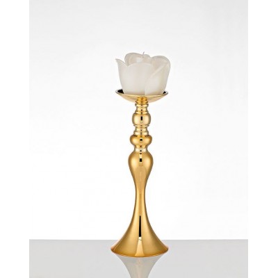 ΚΗΡΟΠΗΓΙΟ ΜΕΤΑΛΛΙΚΟ ΣΕ ΧΡΥΣΟ ΧΡΩΜΑ Φ13X35CM