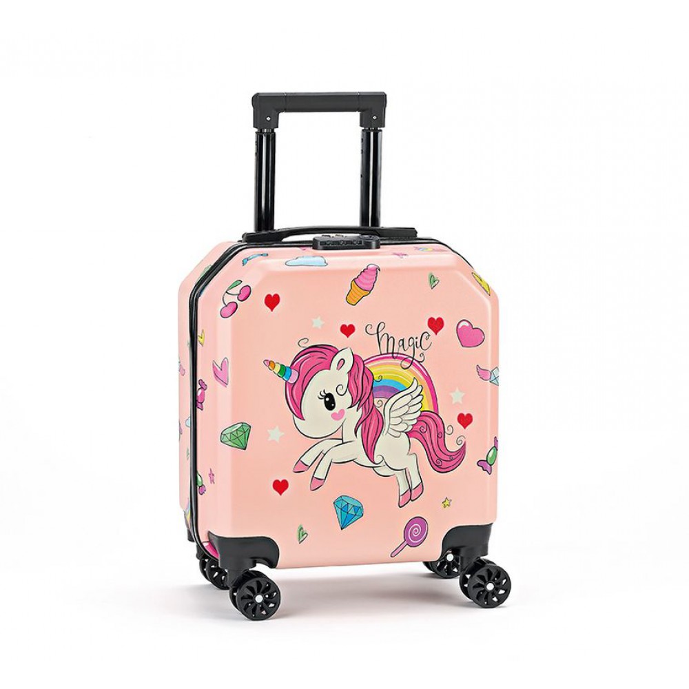 ΒΑΛΙΤΣΑ ΒΑΠΤΙΣΗΣ ΡΟΖ ΜΟΝΟΚΕΡΟΣ ΜΕ GLITTER 35Χ23Χ45Υ 