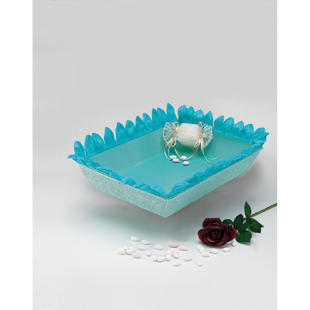 ΚΑΛΑΘΙ ΓΙΑ ΜΠΟΜΠΟΝΙΕΡΕΣ ΧΑΡΤΙΝΟ ΜΠΛΕ 51x36cm 