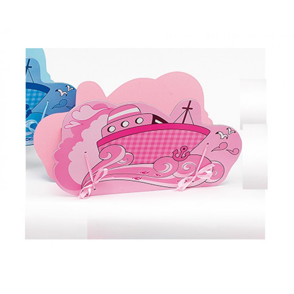 ΠΑΝΕΡΙ ΒΑΠΤΙΣΗΣ ΑΠΟ ΧΑΡΤΟΝΙ ΒΑΠΟΡΙ ΡΟΖ 1ΣΧΕΔΙΟ  52Χ20Χ27 