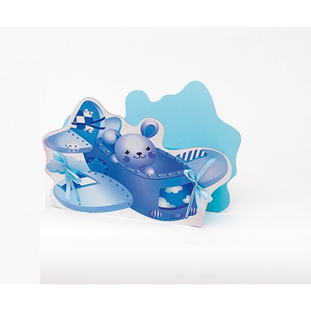 ΠΑΝΕΡΙ ΒΑΠΤΙΣΗΣ ΑΕΡΟΠΛΑΝΟ ΣΙΕΛ ΧΑΡΤΙΝΟ  47x29x32 εσωτερικα=37x21 