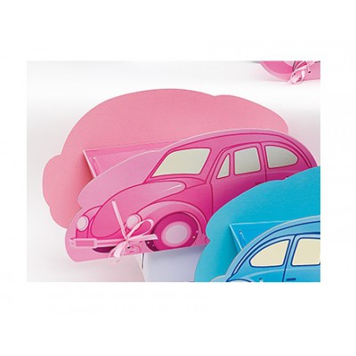 ΧΑΡΤΙΝΟ ΚΟΥΤΙ ΓΙΑ ΜΠΟΜΠΟΝΙΕΡΕΣ ΑΥΤΟΚΙΝΗΤΟ ΡΟΖ 52x20x25.5cm