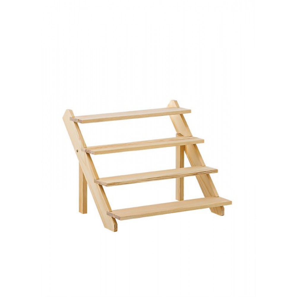 ΞΥΛΙΝΗ ΒΑΣΗ ΓΛΥΚΩΝ 4 ΕΠΙΠΕΔΩΝ 39X40X32CM 