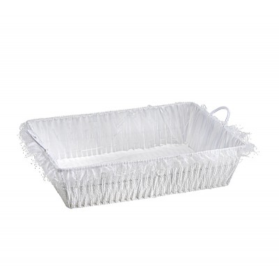 ΚΑΛΑΘΙ ΓΙΑ ΜΠΟΜΠΟΝΙΕΡΕΣ ΠΑΡΑΛΛΗΛΟΓΡΑΜΜΟ ΛΕΥΚΟ 62x46x15cm