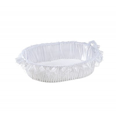 ΚΑΛΑΘΙ ΓΙΑ ΜΠΟΜΠΟΝΙΕΡΕΣ ΟΒΑΛ ΛΕΥΚΟ 62x46x15cm