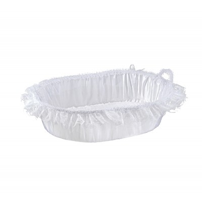 ΛΕΥΚΟ ΚΑΛΑΘΙ ΓΙΑ ΜΠΟΜΠΟΝΙΕΡΕΣ ΟΒΑΛ ΜΕ ΥΦΑΣΜΑ 62x46x15cm