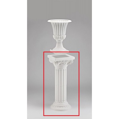 ΔΙΑΚΟΣΜΗΤΙΚΟΣ ΚΙΟΝΑΣ ΛΕΥΚΟΣ 35X35X92CM