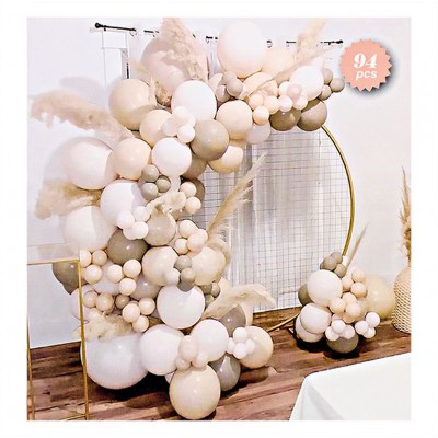 ΜΠΑΛΟΝΙΑ ΛΕΥΚΑ-ΕΚΡΟΥ-ΓΚΡΙ ΣΕΤ 94 ΤΕΜΑΧΙΩΝ