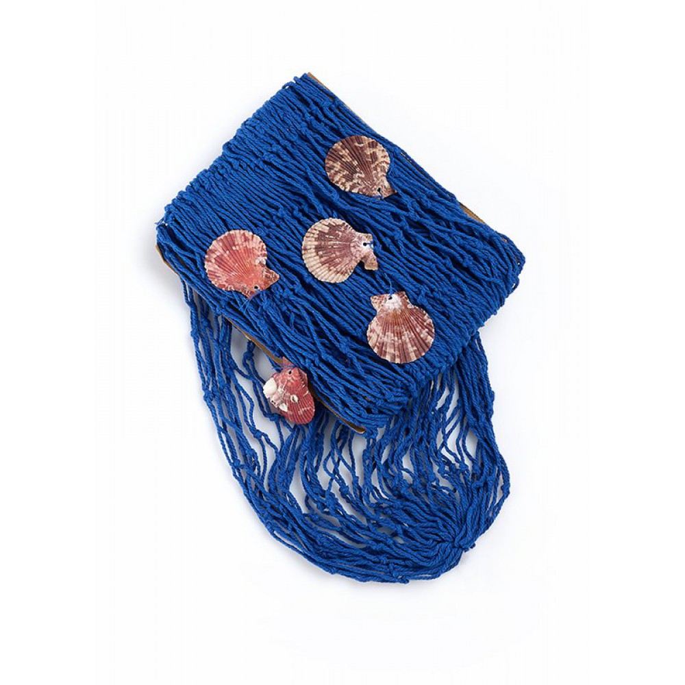 ΔΙΑΚΟΣΜΗΤΙΚΟ ΔΙΧΤΥ ΜΠΛΕ ΜΕ ΚΟΧΥΛΙΑ 150X200CM 