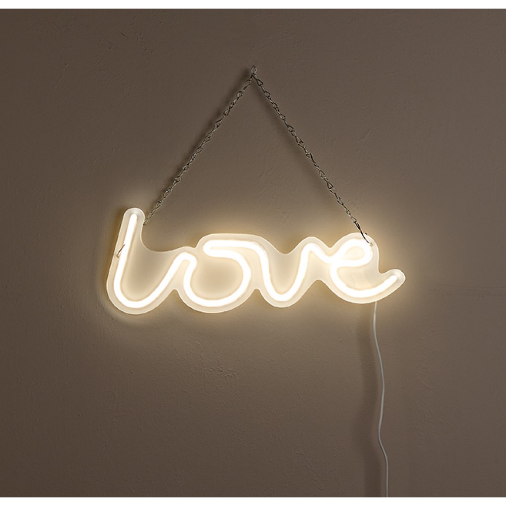 ΔΙΑΚΟΣΜΗΤΙΚΟ ΦΩΤΙΣΤΙΚΟ LED ''Love'' ΚΡΕΜΑΣΤΟ 34x13cm 
