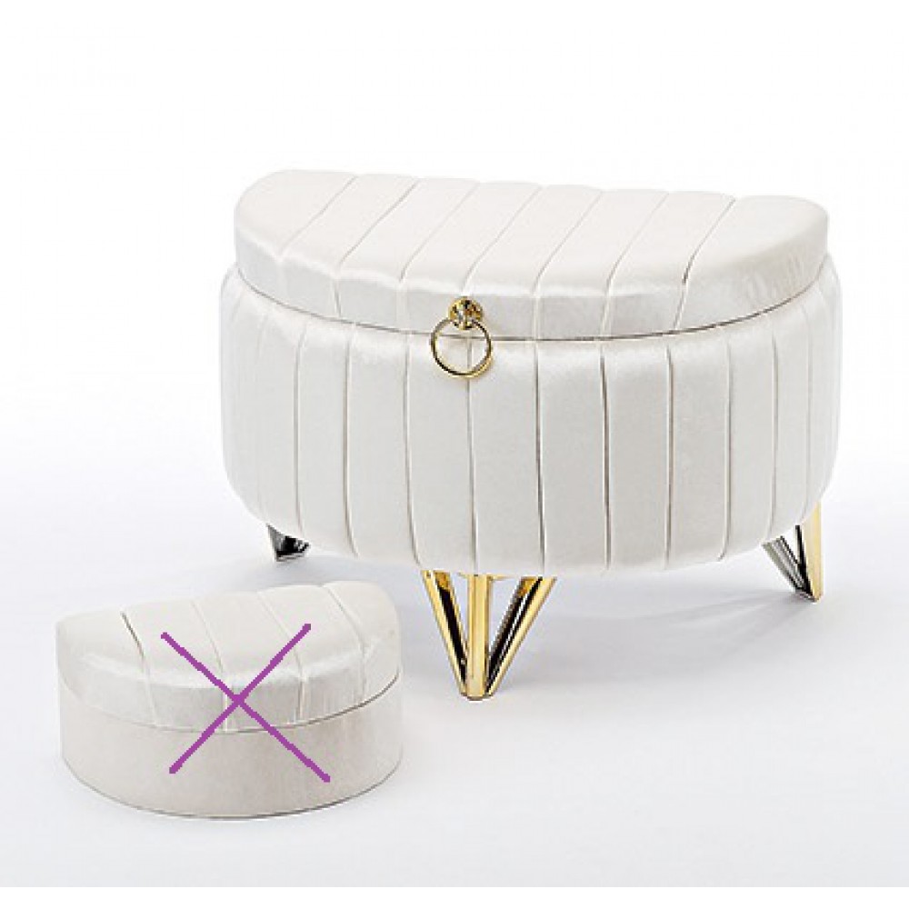 ΜΠΑΟΥΛΑΚΙ ΒΑΠΤΙΣΗΣ ΛΕΥΚΟ ΒΕΛΟΥΔΟ ΜΕ ΧΡΥΣΕΣ ΛΕΠΤΟΜΕΡΕΙΕΣ 59X37X41 