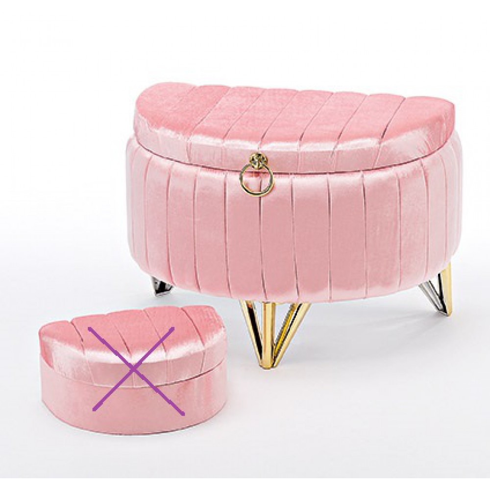 ΜΠΑΟΥΛΑΚΙ ΒΑΠΤΙΣΗΣ ΡΟΖ ΒΕΛΟΥΔΟ ΜΕ ΧΡΥΣΕΣ ΛΕΠΤΟΜΕΡΕΙΕΣ 59X37X41 