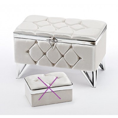 ΜΠΑΟΥΛΑΚΙ ΒΑΠΤΙΣΗΣ ΛΕΥΚΟ ΚΑΠΙΤΟΝΕ ΜΕ ΔΙΑΜΑΝΤΑΚΙΑ 57X34X38